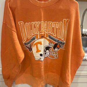 Orange Dolly Parton Tennessee Sweatshirt